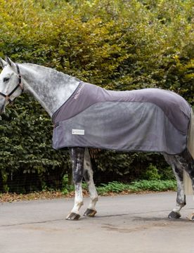 Fleece-Fliegendecke COMFORT grau 125 cm
