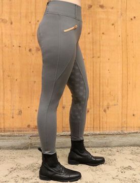Damen Reitleggings CLARICE, grey 36