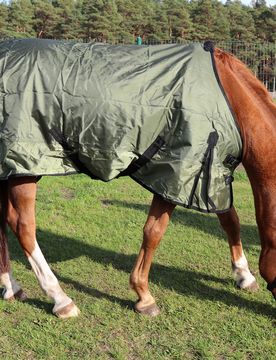 Manski Stall- & Transportdecke ungefüttert - olive 115