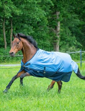 Outdoordecke 3D AIR RAIN eisblau/navy 125