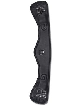 Leder-Kurzgurt CONTOUR, schwarz 75
