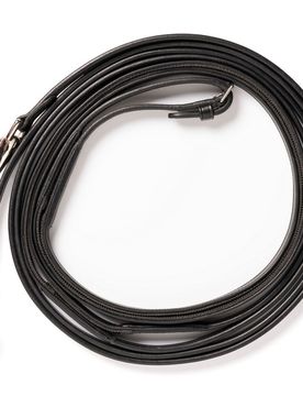 Schlaufzügel MONACO, schwarz/silber Cob