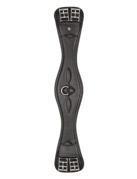 Leder-Kurzgurt COMFORT, schwarz 85