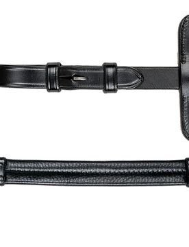 Lederzügel X-Line Supersoft, schwarz