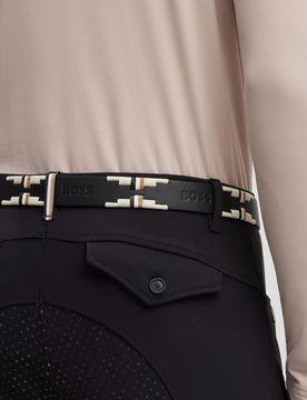 Equestrian Polo Gürtel SIGNATURE, black 85