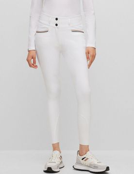 Equestrian Damen Reithose HAILEY Vollbesatz, white L