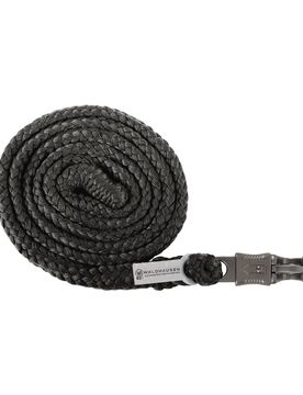 Anbindestrick Plus - Panikhaken schwarz mit dunklen