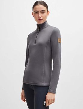 Equestrian Damen Fleeceshirt NIKA grey XS