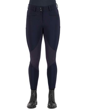 Damen Reithose ES ARISTA Grip Connect Full navy 38