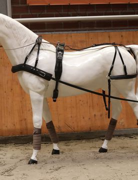 Manski Einspänner Geschirr FREETIME black/havanna MSH