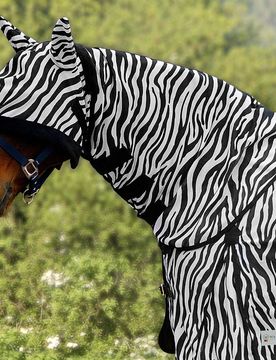 Fliegendeckenhalsteil ZEBRA, schwarz/weiß VB