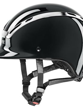 Reithelm exxeed shiny chrome, black L-XL (59-61)