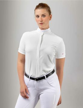 Damen Turniershirt lightweight shortsleeve COMPETITION white XXS