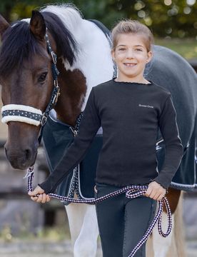 Kinder Langarmshirt LUCKY MERLE tiefblau 110/116