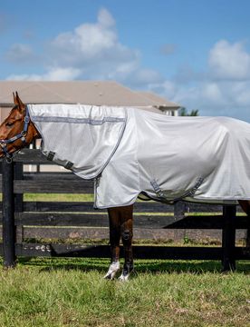 Fliegendecke AMIGO BUG RUG PLUS, silver/titanium