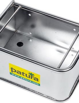 Rechtecktrog, Edelstahl, 28 l