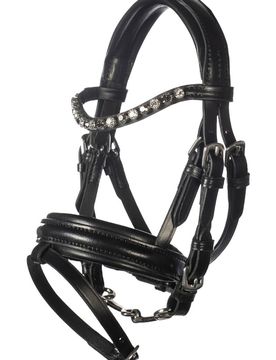 Ledertrense HOBBY HORSING schwarz