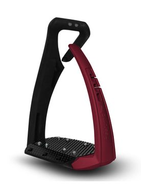 Steigbügel SOFT'UP PRO PLUS black-pearl red velvet