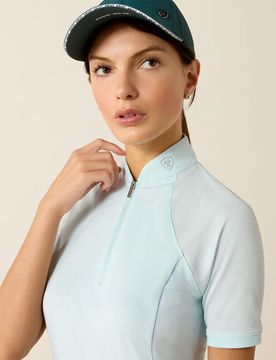 Damen Funktionsshirt SOQUEL ¼ ZIP starlight blue XS