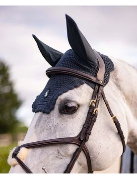 Fliegenmütze FLYSHIELD Swarovski anthracite Full