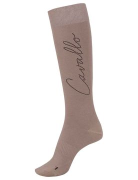 Damen Kniestrümpfe CAVALSELMA mocha latte 39-42