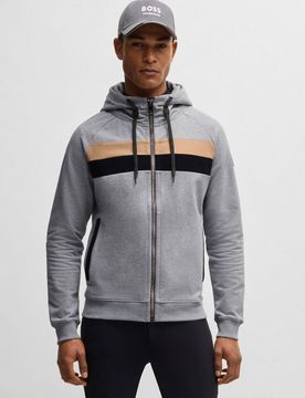 Equestrian Herren Zip Hoodie RIVER grey melange M