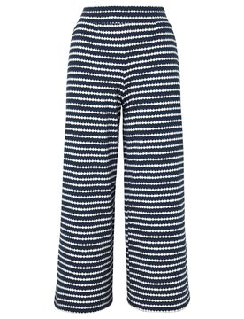 Strukturierte Culotte - Damen - Gr. XXL - dunkelblau - dunkelblau