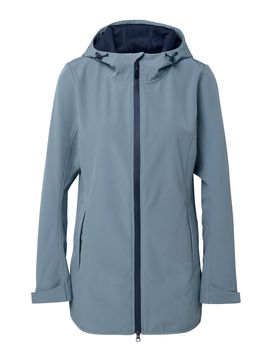 Softshelljacke - Damen - Gr. 36 - graublau - graublau