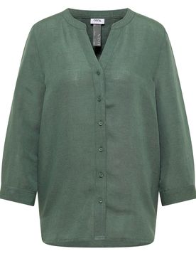 Cecil Leinenmix-Bluse - Damen - Gr. XL - khaki - khaki