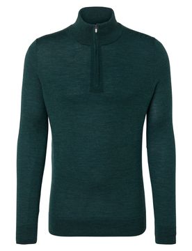 Merino-Pullover - Herren - Gr. S - grün - grün