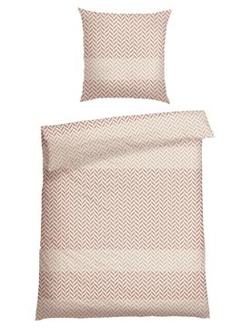 Renforcé-Bettwäsche »Maribel« - taupe - taupe