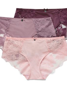 Pantys - Damen - Gr. S - dunkellila - dunkellila