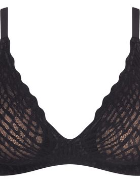 Zero Feel Bliss Push-Up BH - Damen - Gr. XL - schwarz - schwarz