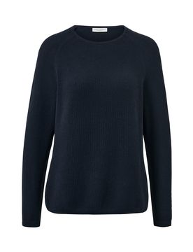 Strickpullover - Damen - Gr. XL - dunkelblau - dunkelblau