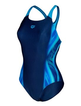 Performance Damen Badeanzug Two Sides Swim Pro Back - Damen - Gr. 44 - dunkelblau - dunkelblau