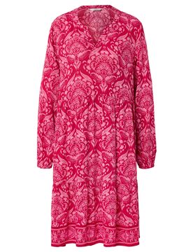 Bedrucktes Webkleid - Damen - Gr. 44 - rot/print - rot