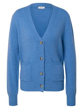 Da.Strickcaridgan - Damen - Gr. M - blau - blau
