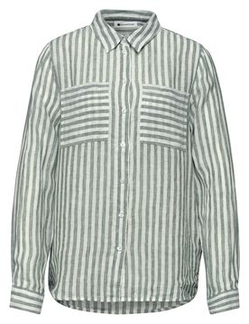 Hemdbluse - Damen - Gr. 40 - weiß - weiß