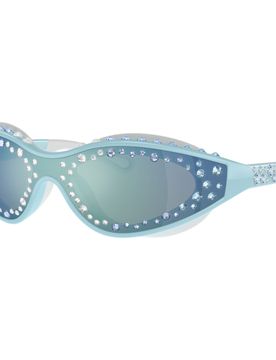 Occhiali da sole, Forma occhialini da nuoto, Blu OS