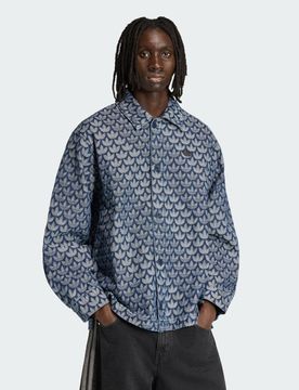 CAMICIA IN DENIM CON MONOGRAMMA Indigo Denim