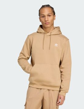 Hoodie Trefoil Essentials Beige