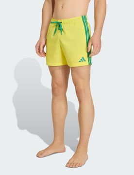 SHORT DA NUOTO 3 STRIPES 5 Inch L Bright Yellow / Bold Green
