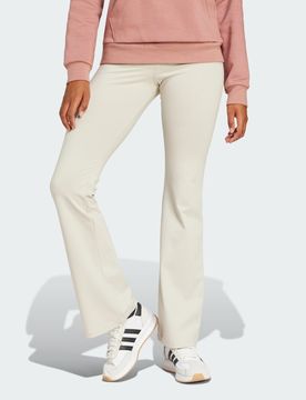 Leggings Essentials Small Logo Flared Beige / White