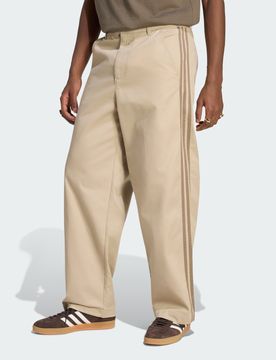PANTALONI A PIEGHE 3 STRIPES Khaki Three