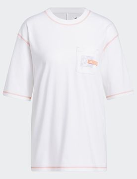 Sport Statement Boyfriend Pocket T-Shirt White