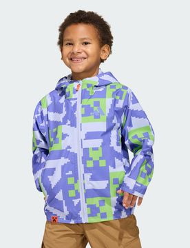 Giacca Minecraft Terrex 2 Layer Climaproof Rain Violet Tone / Semi Cobalt Blue / Semi Lucid Lime