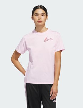 T-SHIRT MIND BODY & SPIRIT(S) GRAPHIC S Clear Pink