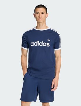T-shirt Slim Ringer 3-Stripes Night Indigo