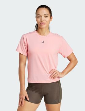T-shirt PrimeLift Back-Cutout 3-Stripes Semi Pink Spark