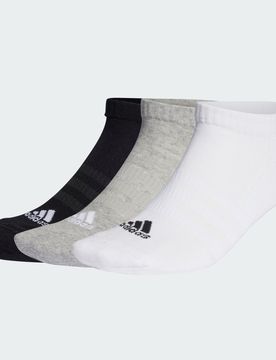Calzini Cushioned Low-Cut (3 paia) 46-48 Medium Grey Heather / White / Black